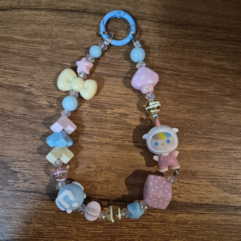 Handmade Pop Bean Pucky Bag Charm